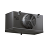 Evaporador cúbico para CO2 ECO CGC 251 E6R con separación de aleta de 6mm, hélice Ø250 mm